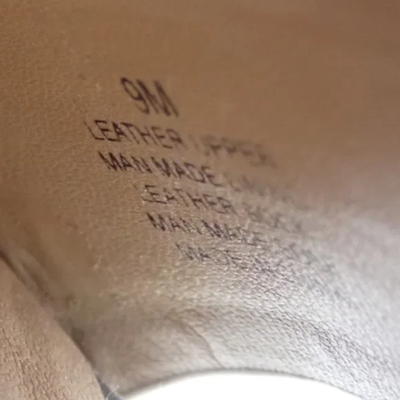 Antonio Melani Woman's 9M Leather Black and White Cork/Jute Wedge sandals - Picture 9 of 9